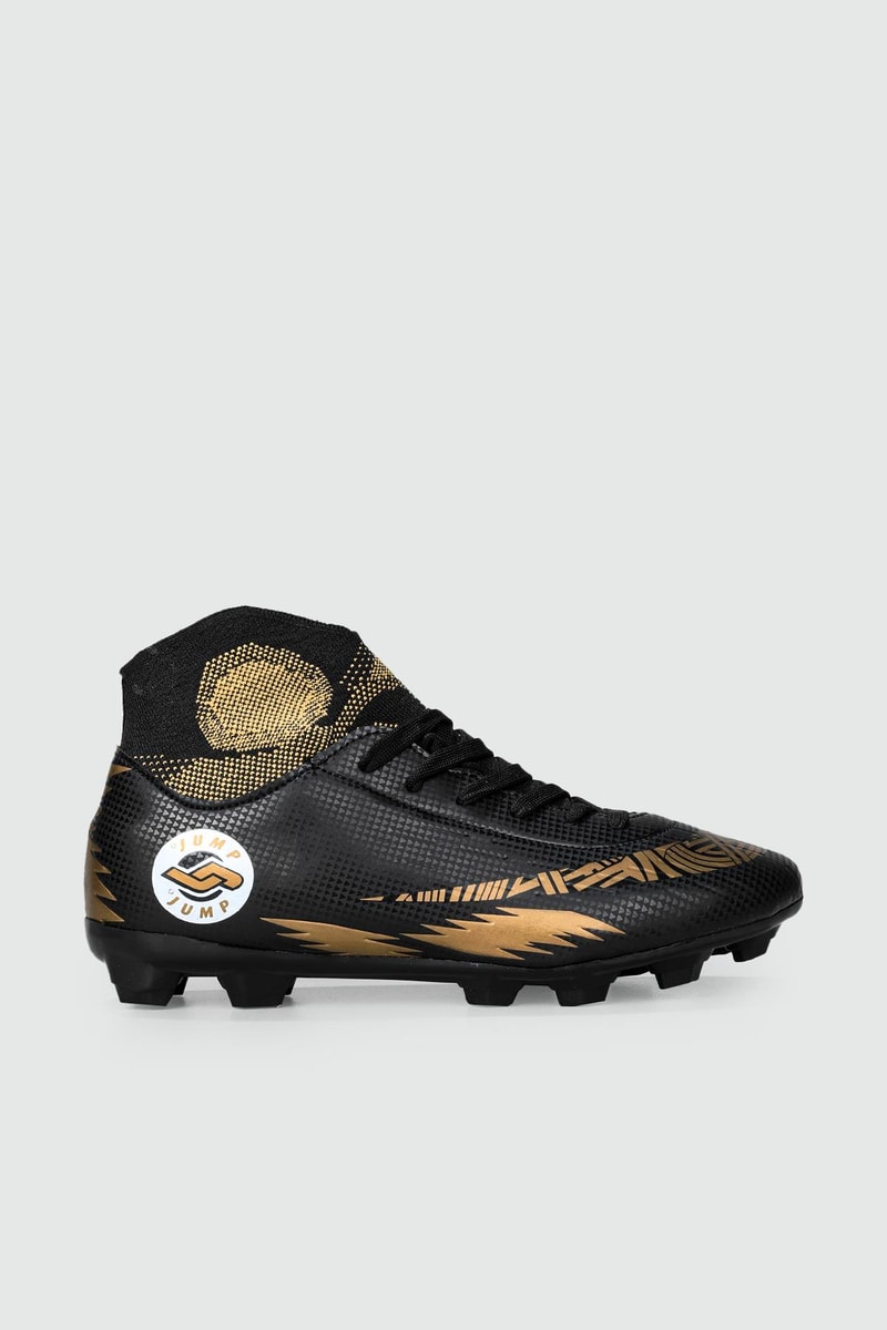 Krampon Siyah Gold Erkek Spor Ayakkabı 28365 Erkek Futbol Jump JUMP 28365 MER KRAMPON