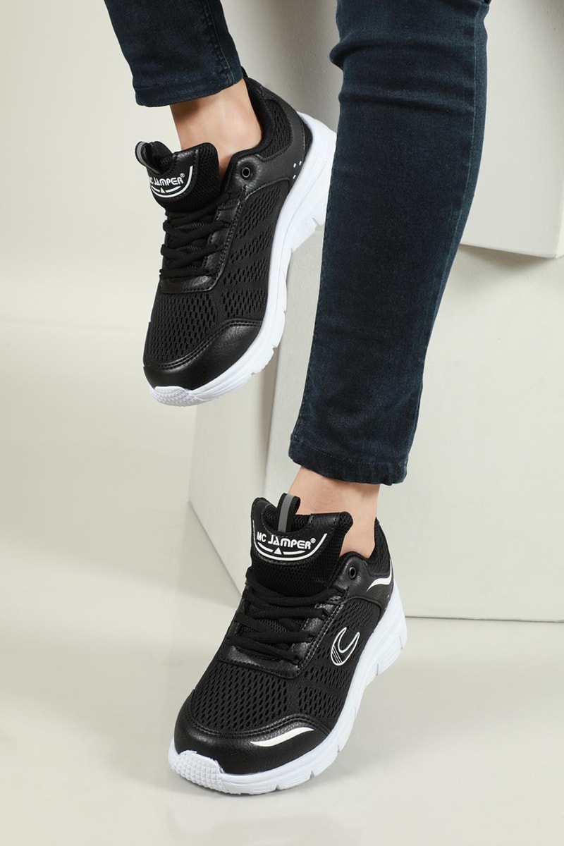 Nefes Alır Ortopedik Siyah Beyaz Unisex Spor Ayakkabı 2015 Unisex Günlük Spor Ayakkabı Jamper JAMPER 2015 Unisex