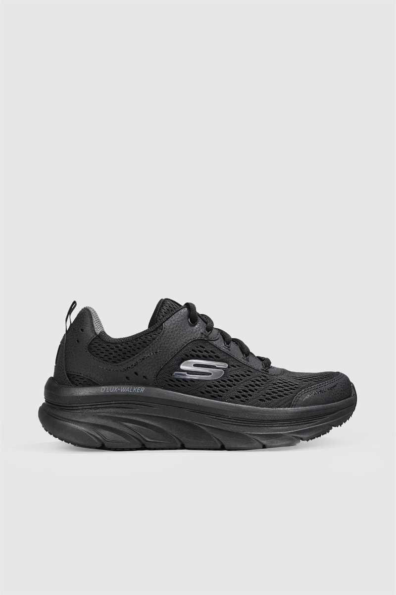Nefes Alır Ortopedik Siyah Erkek Spor Ayakkabı D'LUX WALKER Erkek Günlük Spor Ayakkabı Skechers SKECHERS 232044 MER 22k