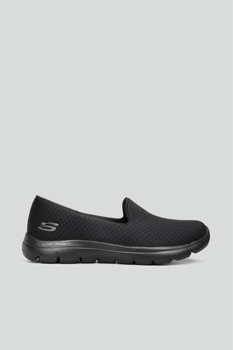 Nefes Alır Ortopedik Sıyah Kadın Spor Ayakkabı 896123 Kadın Koşu / Yürüyüş Skechers SKECHER 896123 ZEN SPOR AYAK