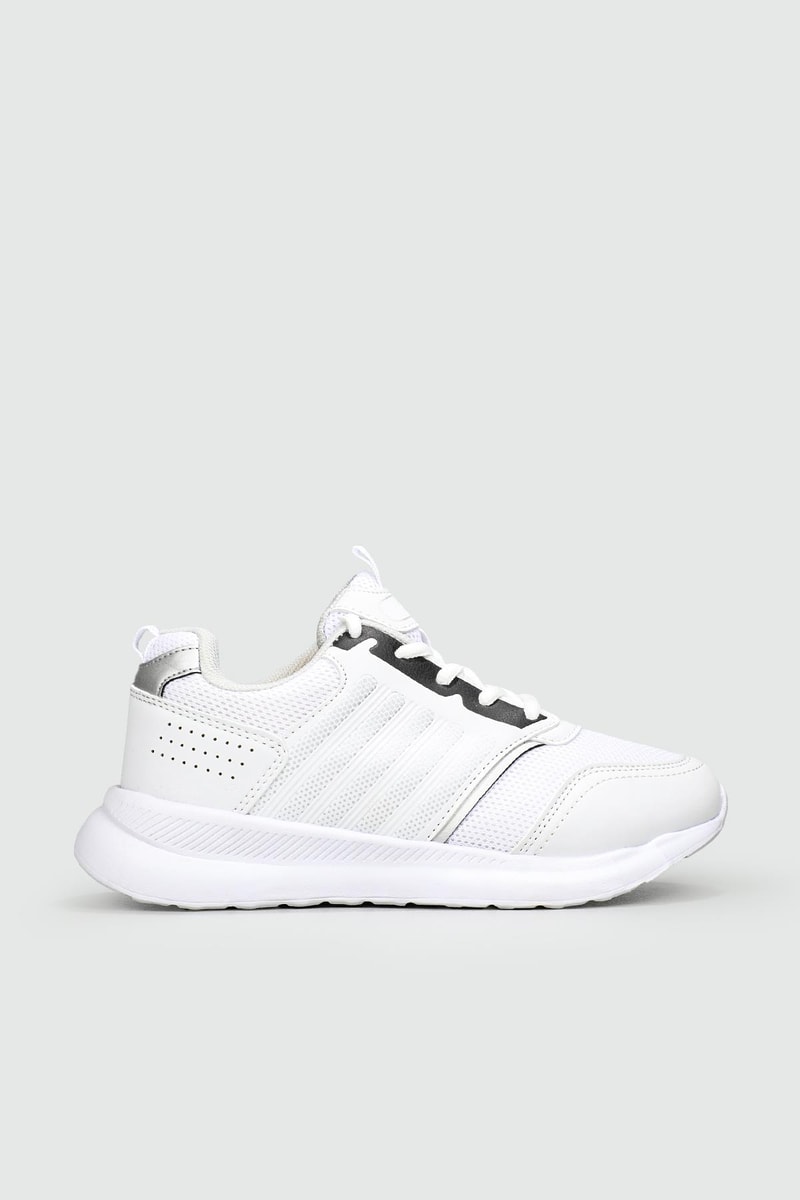 Nefes Alır Rahat Günlük Beyaz Kadın Spor Ayakkabı 221-2508 Kadın Günlük Spor Ayakkabı M.P M.P 221-2508 ZEN CASUAL SPOR