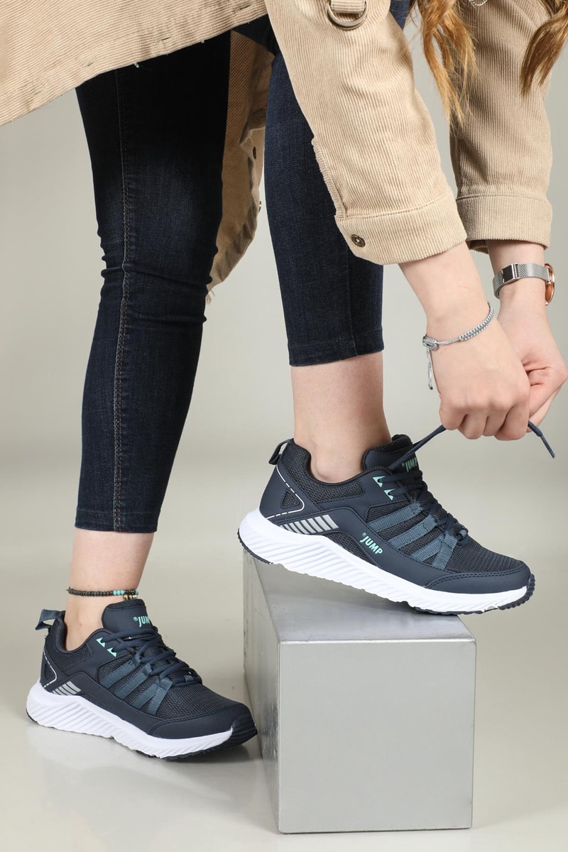 Nefes Alır Rahat Laci Yeşil Unisex Spor Ayakkabı 24866 Unisex Günlük Spor Ayakkabı Jump JUMP 24866 ZEN SPOR AYAK