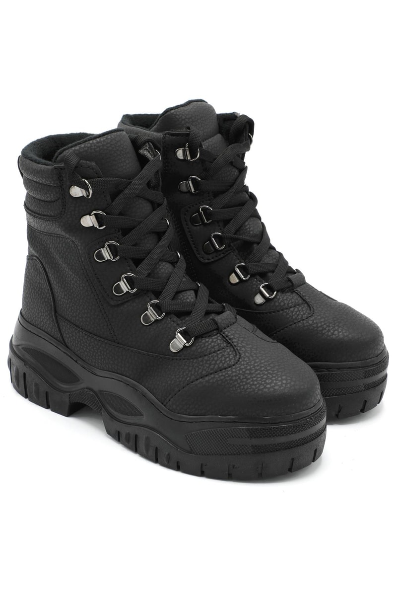 Outdoor Rahat Sıyah Kadın Bot 1944 Kadın Günlük Conford Bot Jamper JAMPER 1944 ZEN BOT