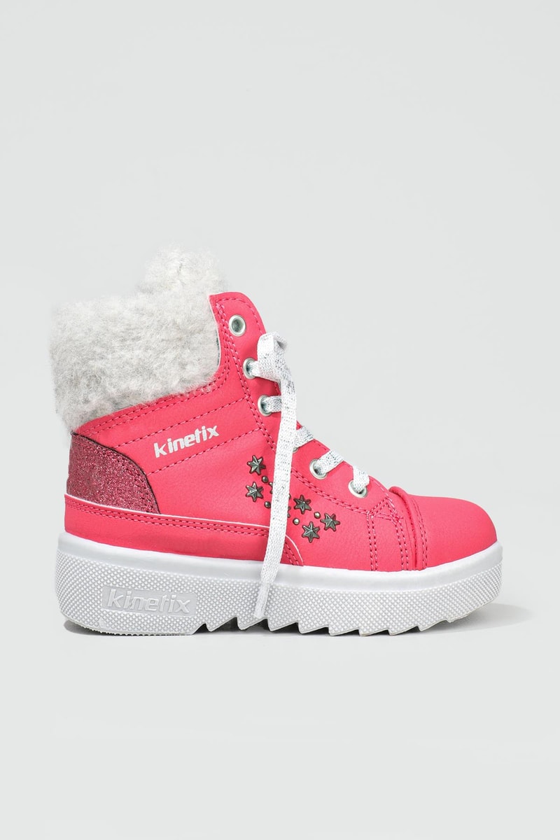Outdoor Spor Fuşya Gri Çocuk Bot LERENDA Çocuk bot & Çizme Kinetix SVNÇ LERENADA PATİK