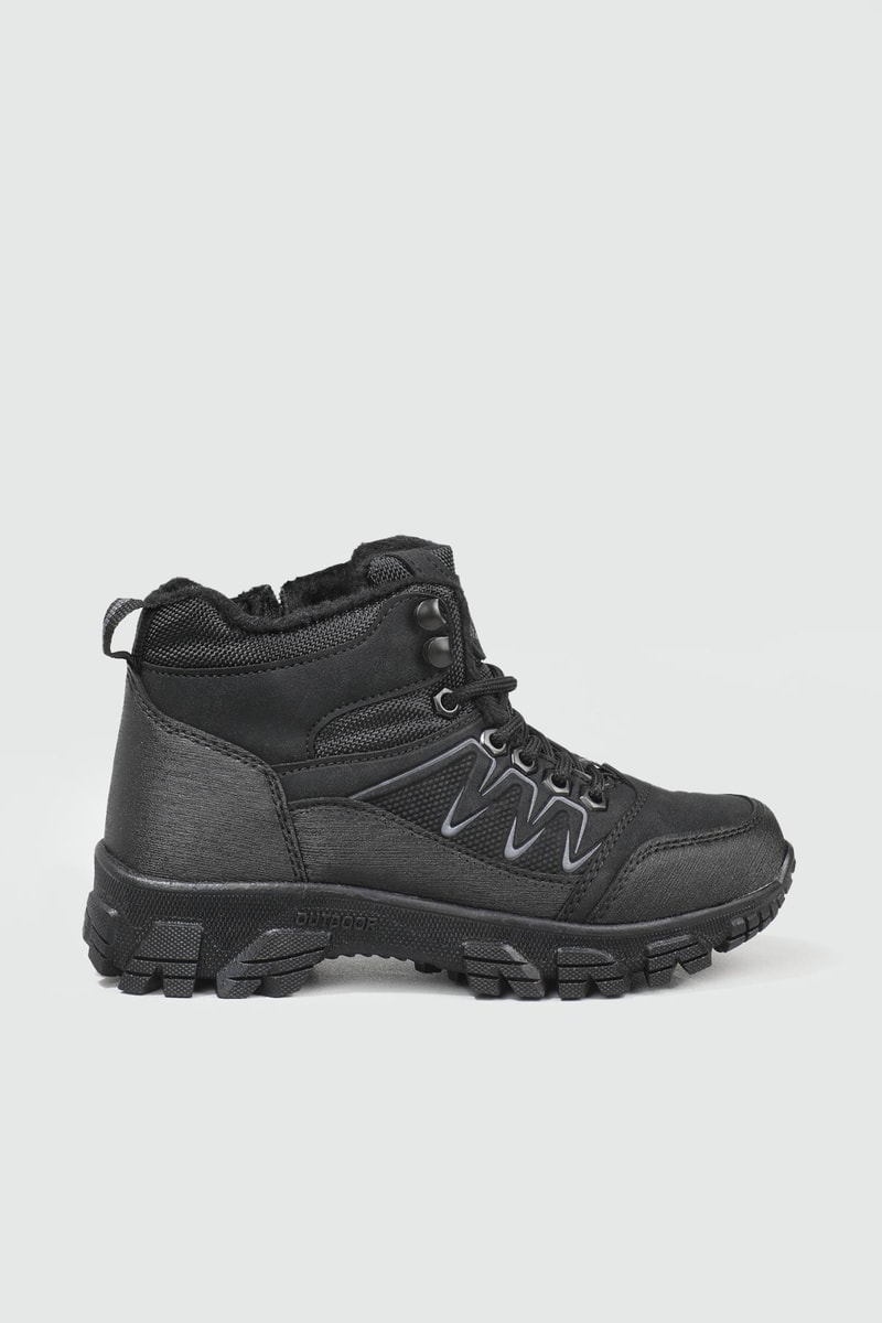 Rahat Günlük Tracking Siyah Unisex Bot 579 Unisex Günlük Confort Bot BLACK SEA BLACK SEA 579 UNİSEX BOT