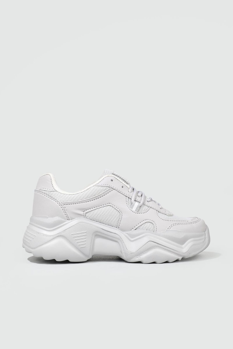 Rahat Nefes Alır Sneakers Buz Gri Kadın Spor Ayakkabı 143 Kadın Günlük Spor Ayakkabı Dark Step DARKSTEP 143 ZEN SPOR AYAK
