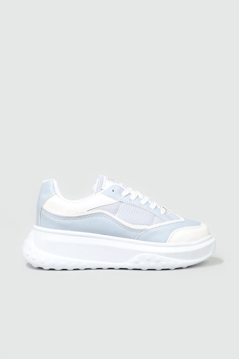 Rahat Nefes Alır Sneakers Gök Mavi Kadın Spor Ayakkabı 153 Kadın Günlük Spor Ayakkabı Dark Step DARKSTEP 153 ZEN SPOR AYAK
