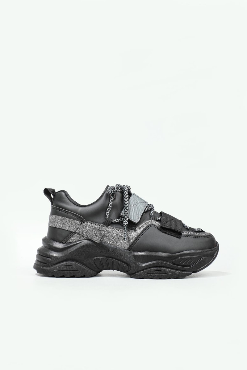 Sneakers Siyah Siyah Kadın Spor Ayakkabı 075 Kadın Sneaker PASOMIA PASOMİA 075 ZEN SPOR AYAK