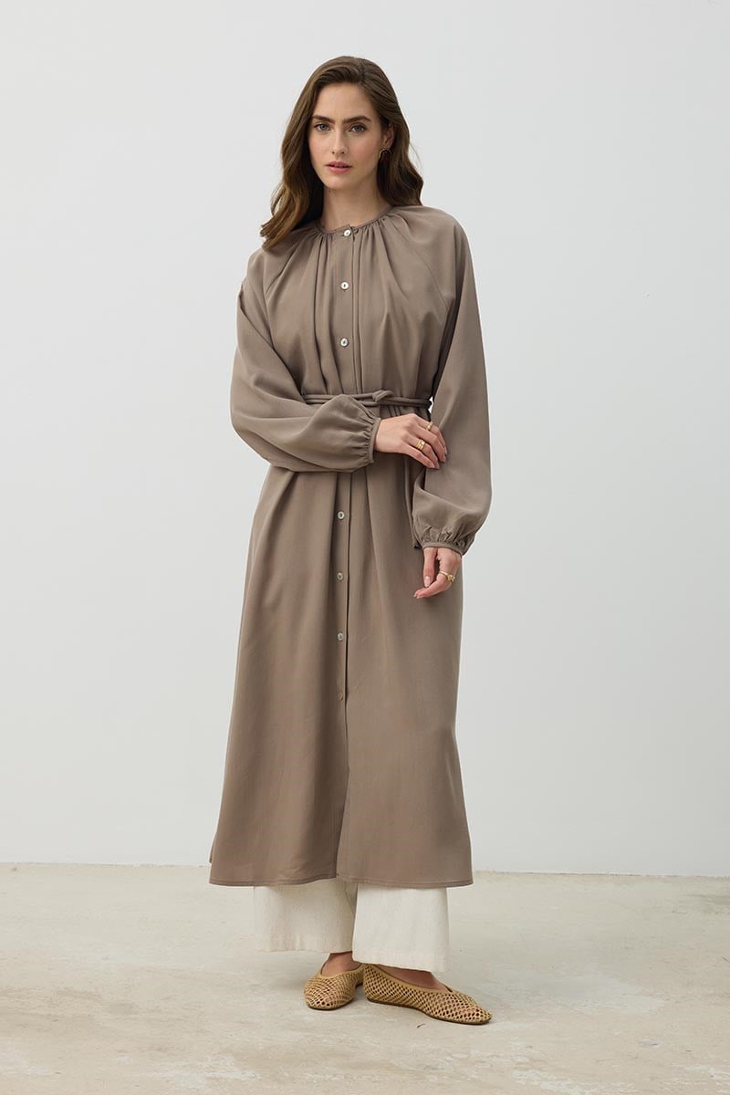 %100 Liyosel Tunik Vizon