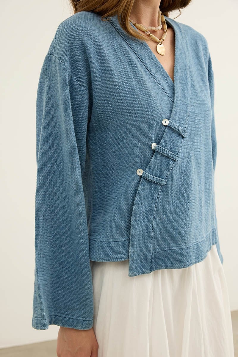 Armür Kot Kimono Mavi
