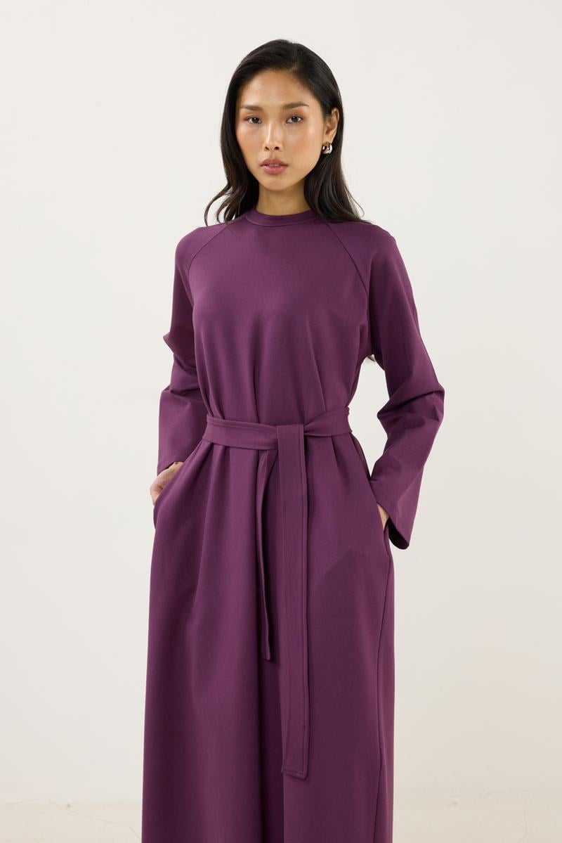 Basic Elbise Mürdüm