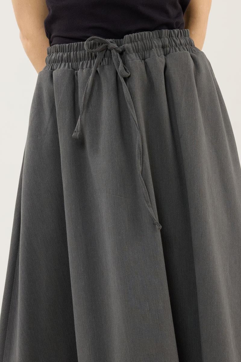 Dikiş Detaylı Etek Antrasit