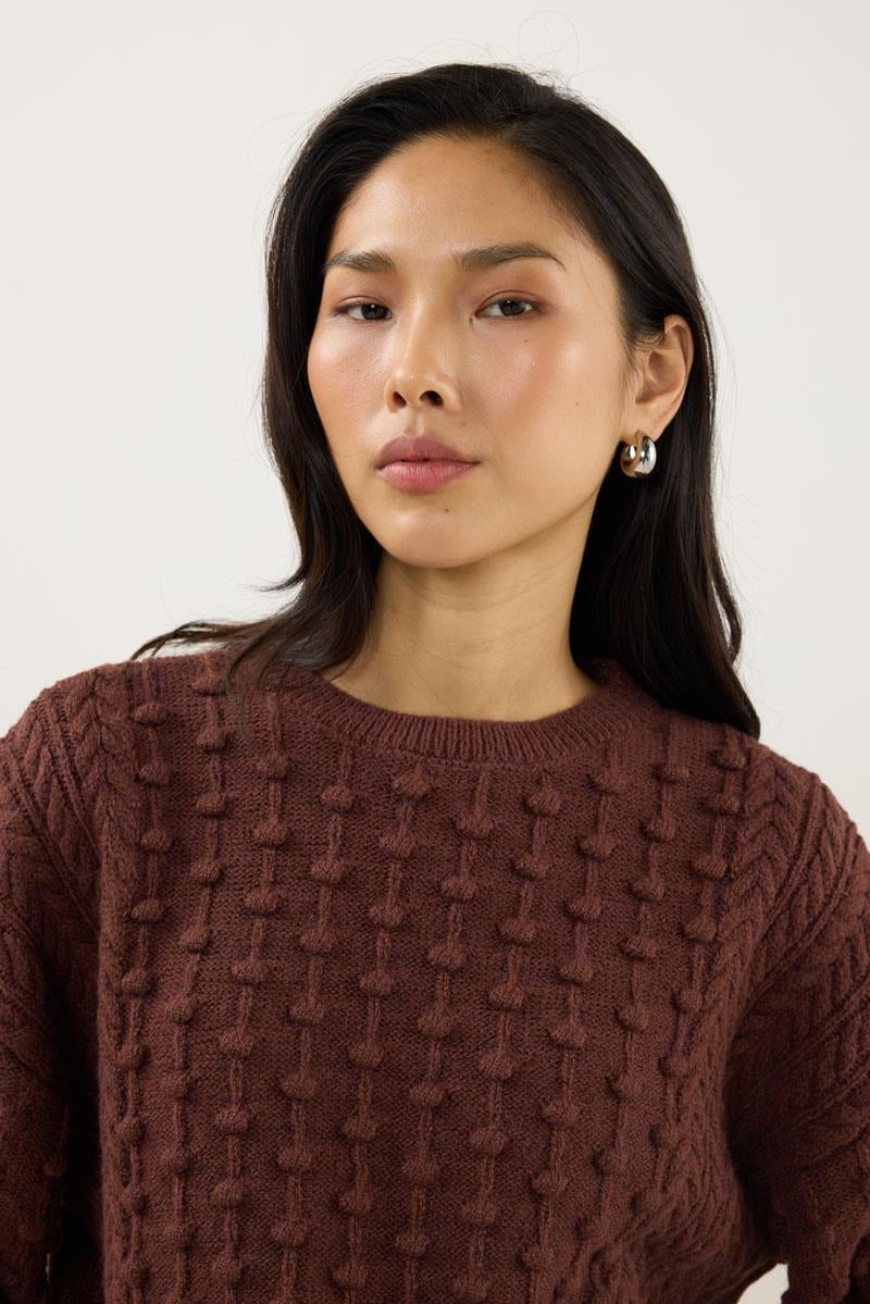 Düğüm Detaylı Kazak Tarçın