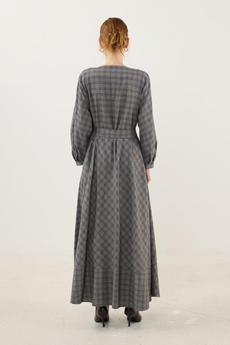 Ekoseli Elbise Vizon