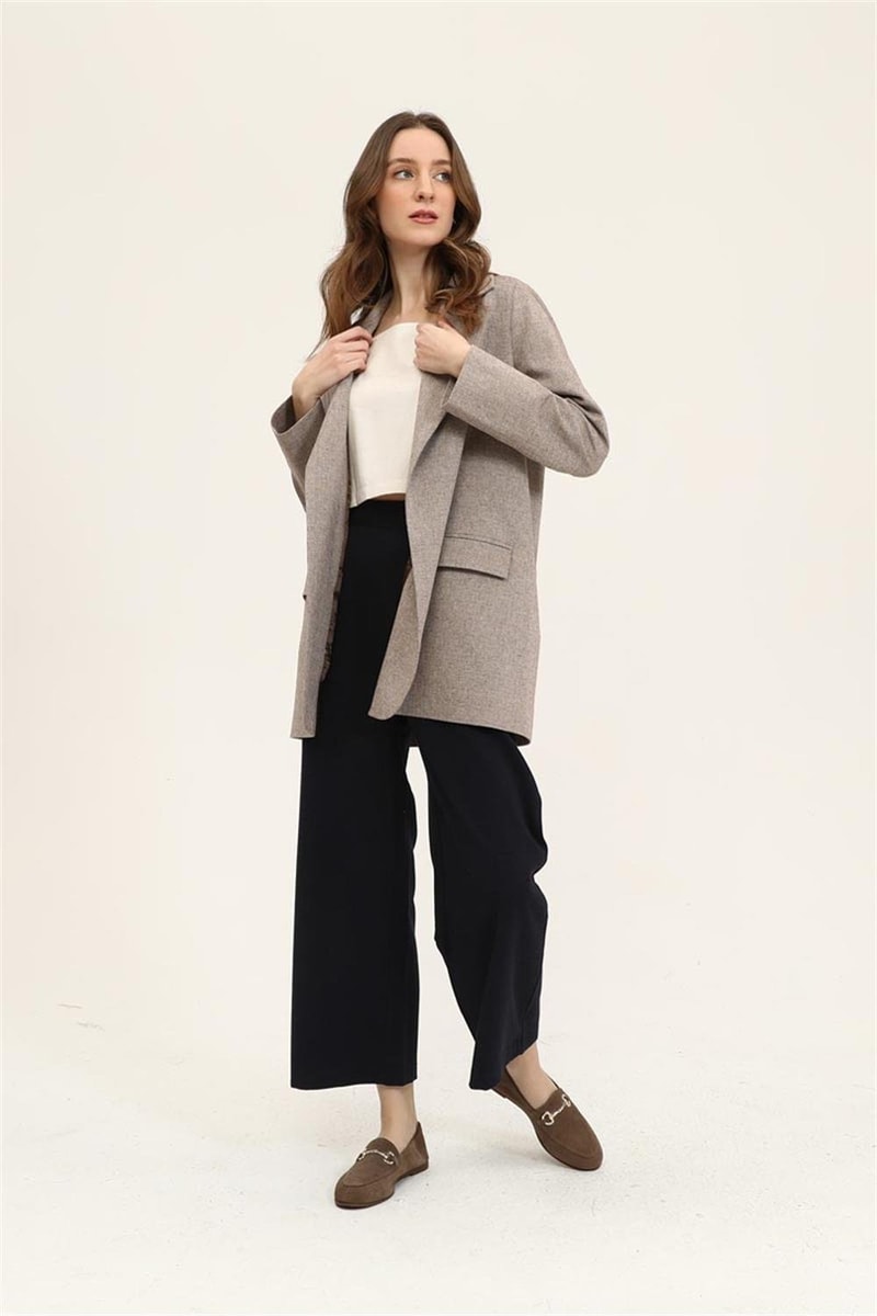 Kemeri Düğmeli Blazer