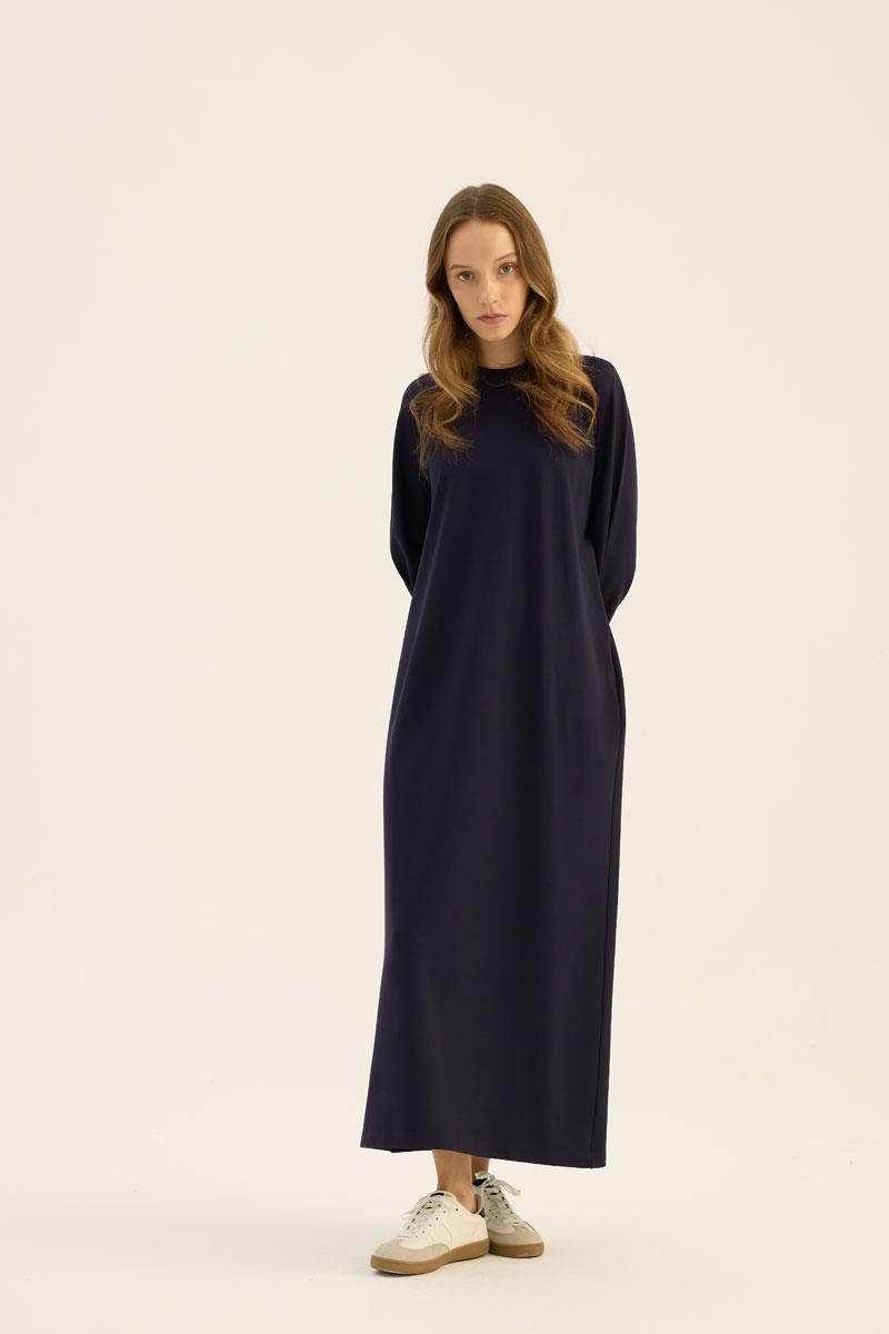 Kemerli Sweatshirt Elbise