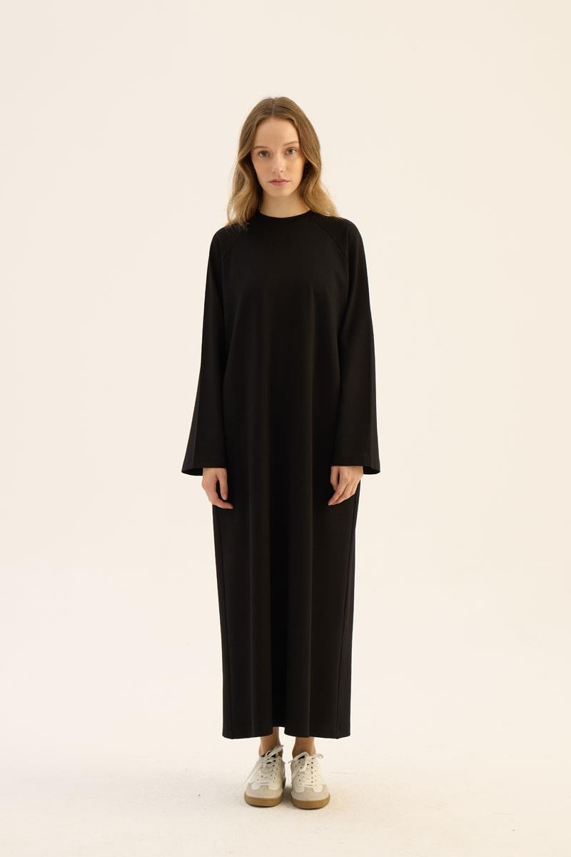 Kemerli Sweatshirt Elbise