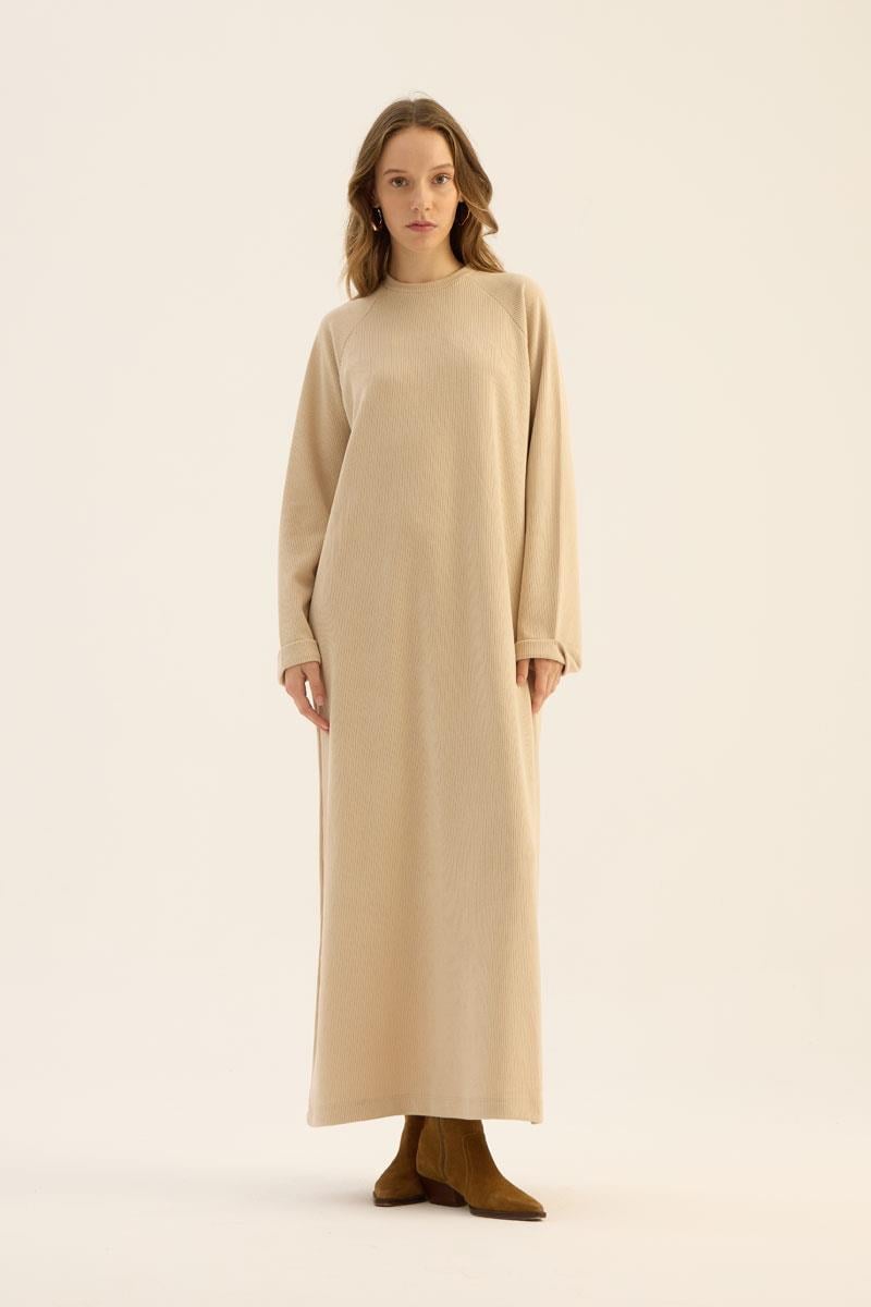 Kemerli Triko Elbise