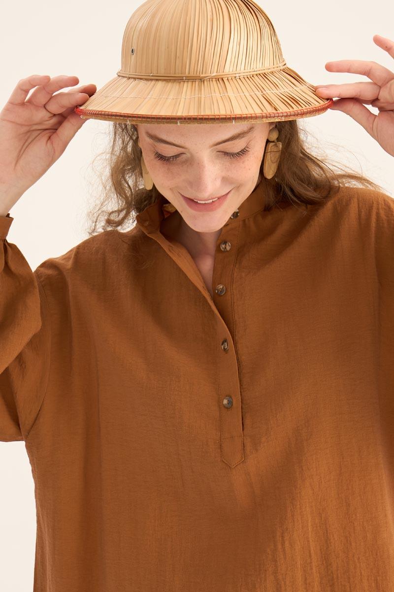 Kırışık Dokulu Bluz