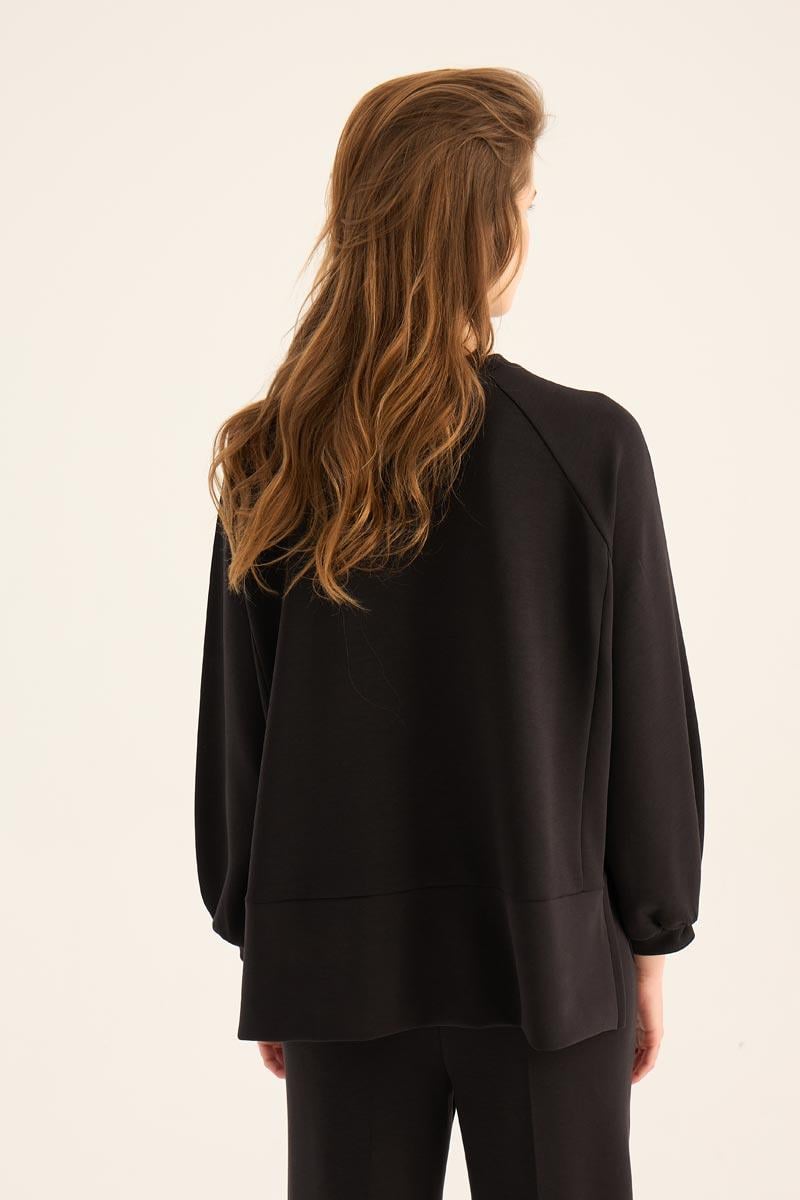 Kısa Modal Sweatshirt