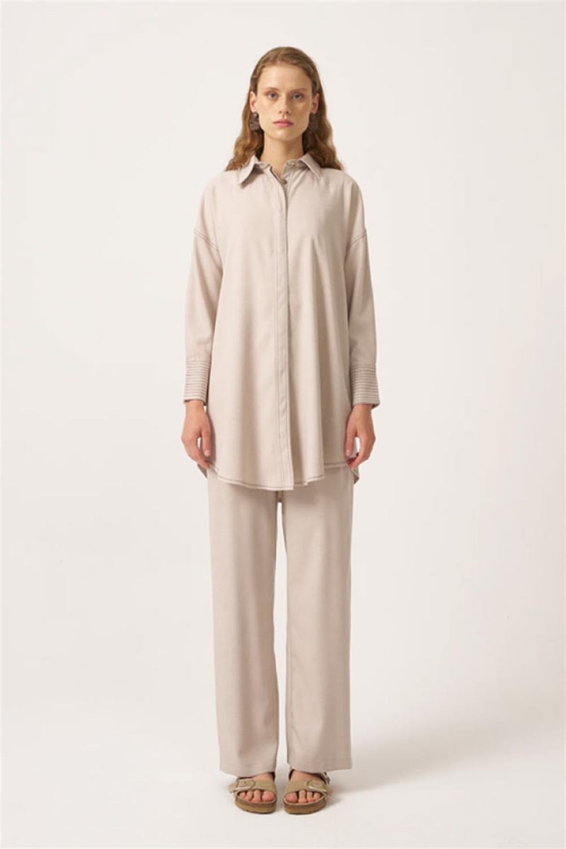 Manşeti Dikişli Gömlek