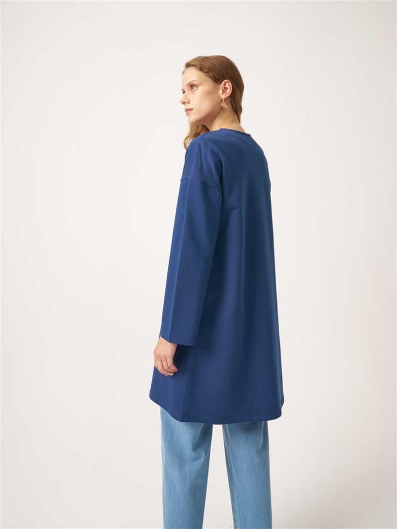 Önden Fermuarlı Sweatshirt