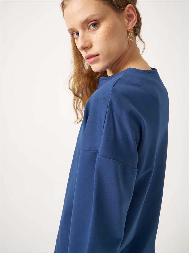 Önden Fermuarlı Sweatshirt
