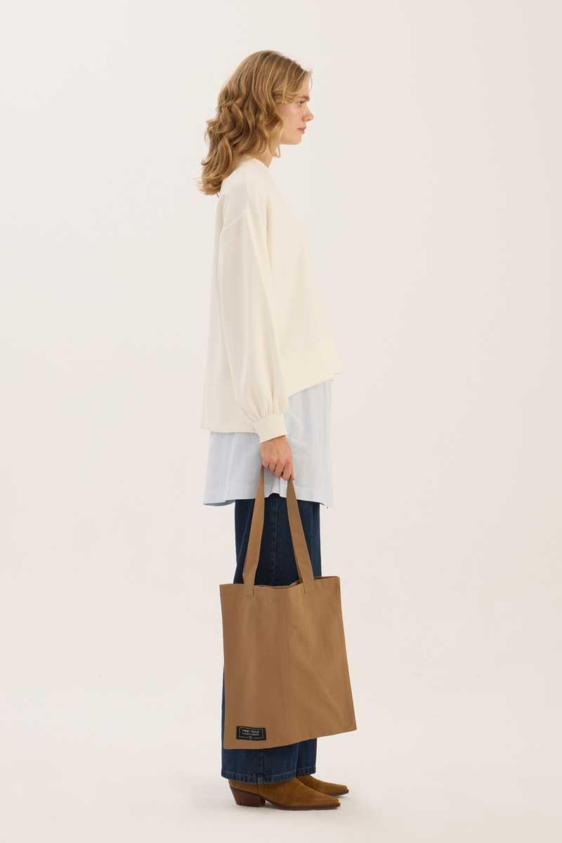 Pamuklu Shopper Çanta