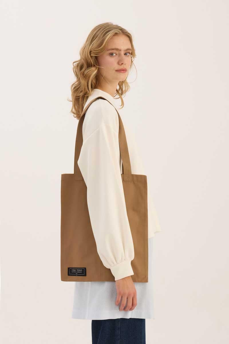 Pamuklu Shopper Çanta