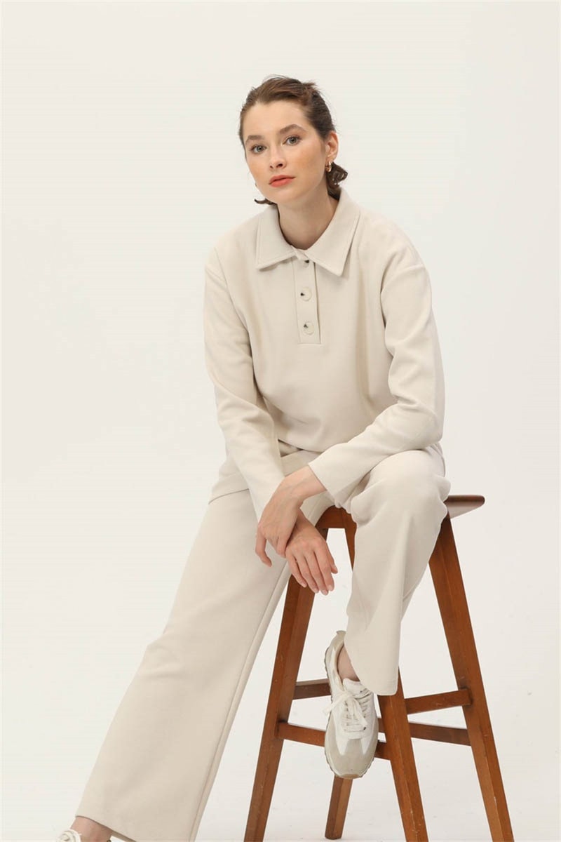 Polo Yaka Sweatshirt