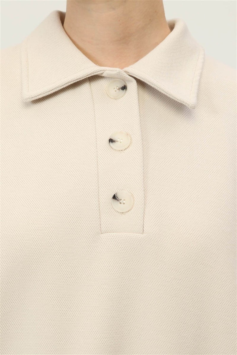 Polo Yaka Sweatshirt