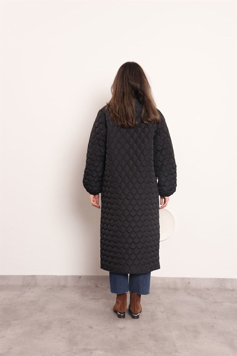 Ribanalı Puffer Mont