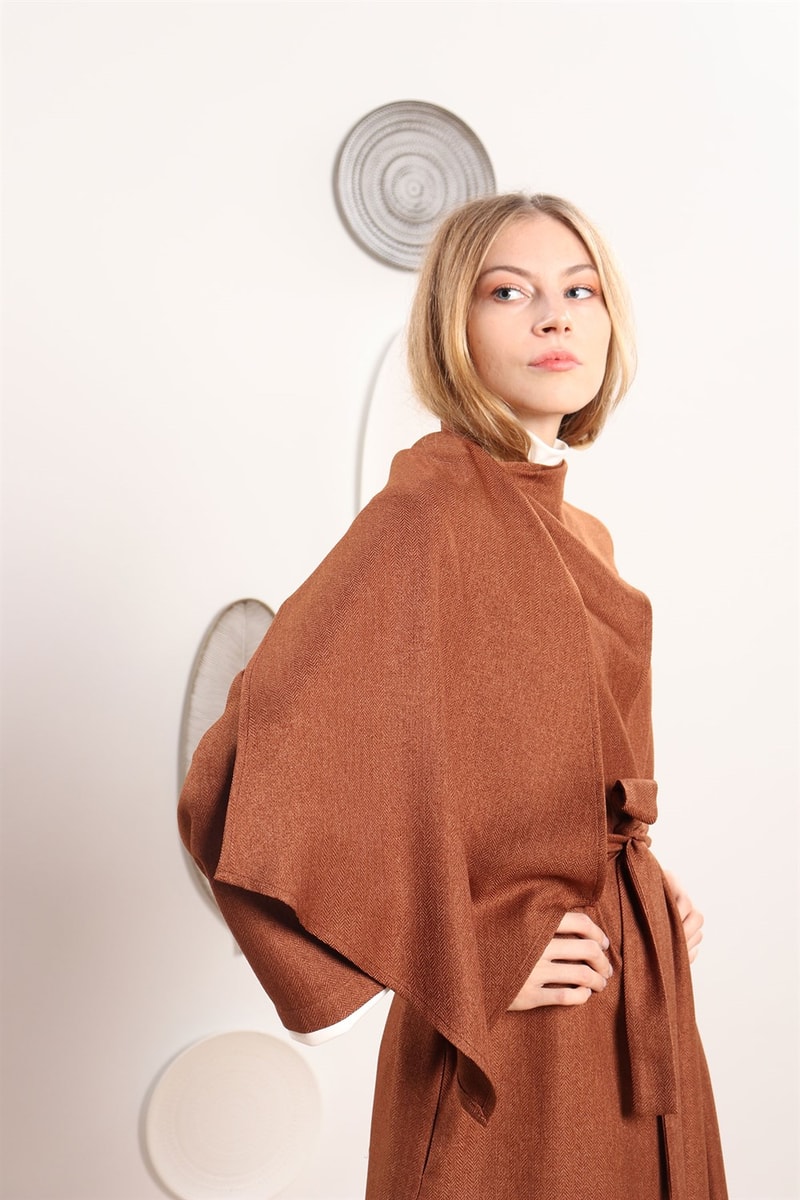 Şal Yakalı Kaftan