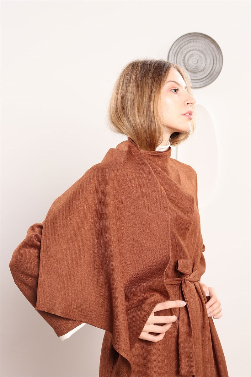Şal Yakalı Kaftan