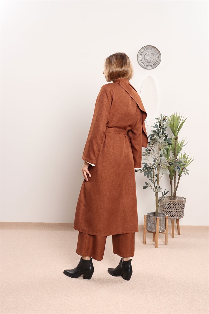 Şal Yakalı Kaftan