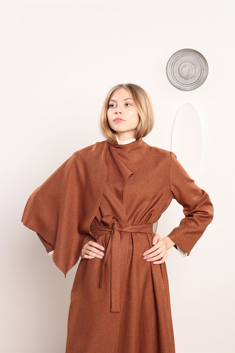 Şal Yakalı Kaftan