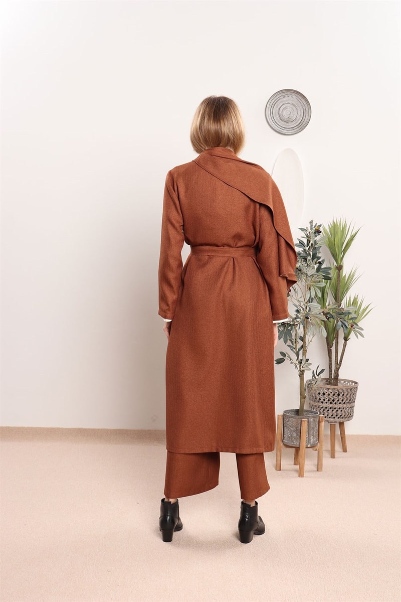 Şal Yakalı Kaftan