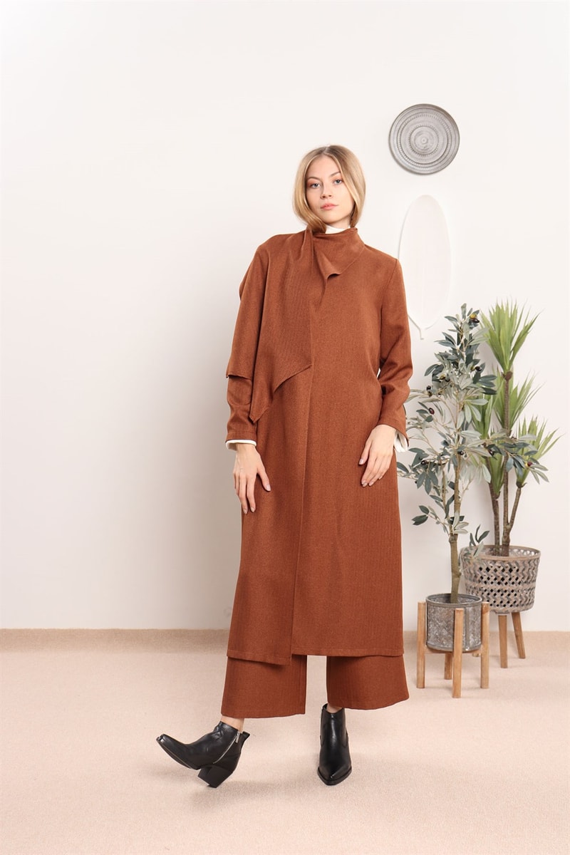 Şal Yakalı Kaftan