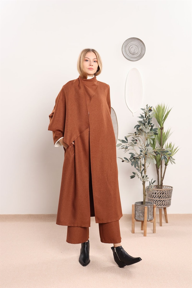 Şal Yakalı Kaftan