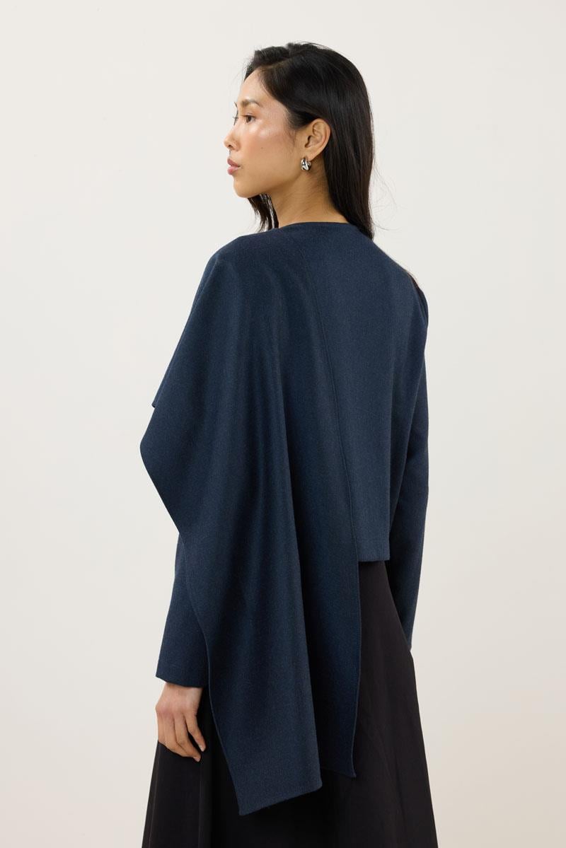 Şalı Çıkabilen Ceket Lacivert