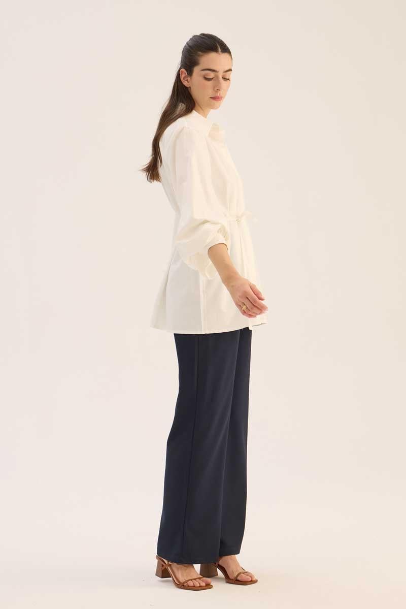 Takma Balon Kollu Gömlek