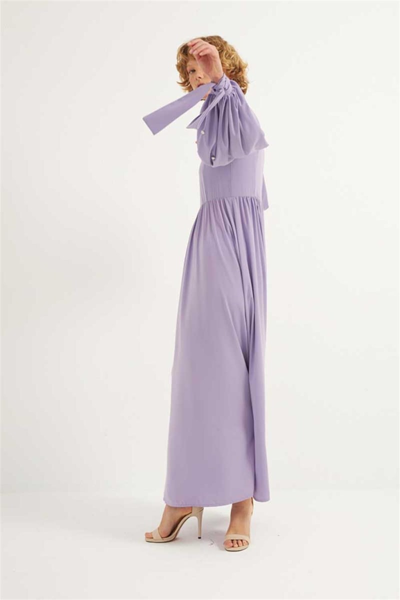 Taş İşlemeli Gece Elbisesi