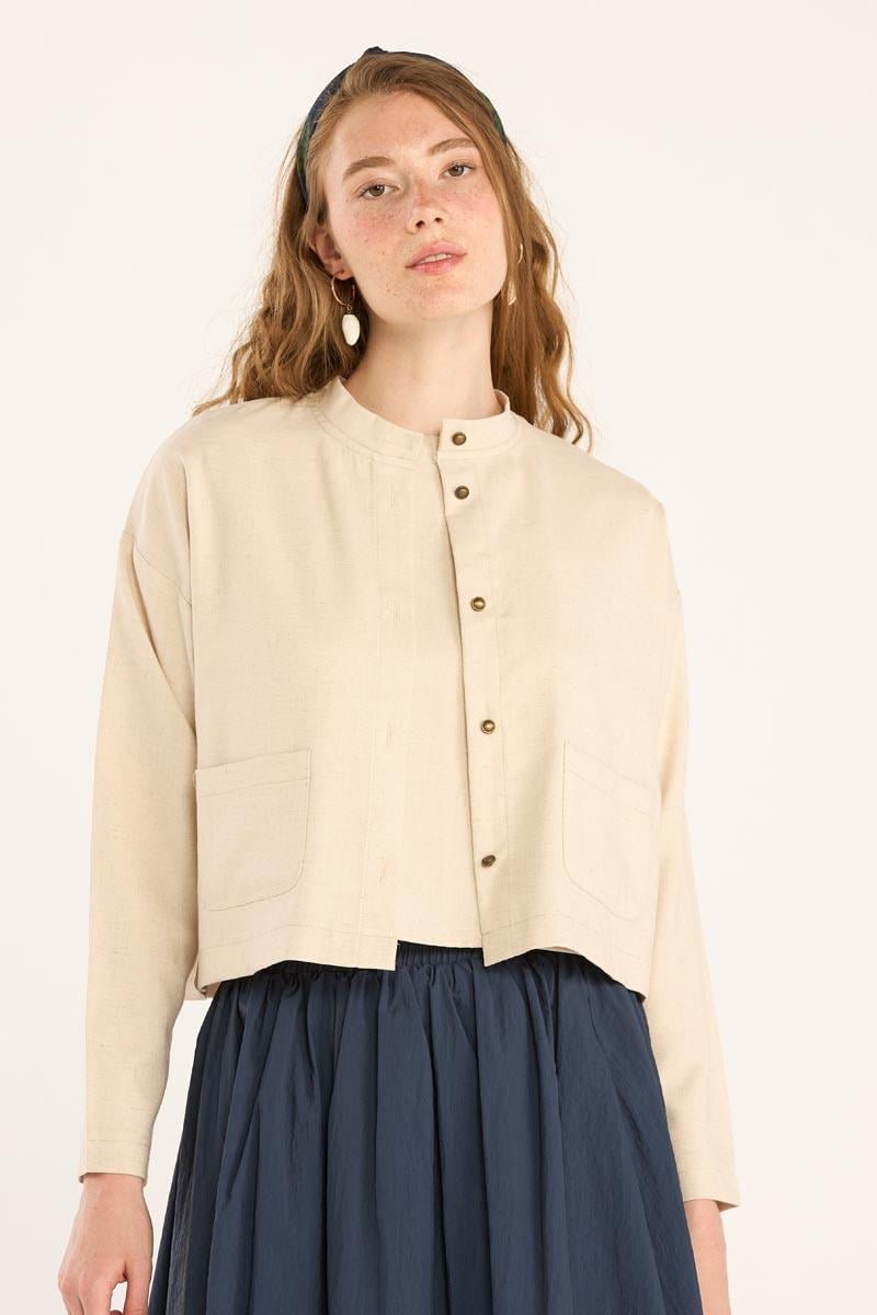 Yazlık Keten Hırka