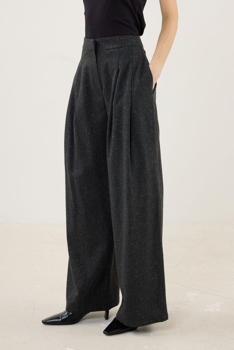 Yün Karışımlı Pantolon Antrasit