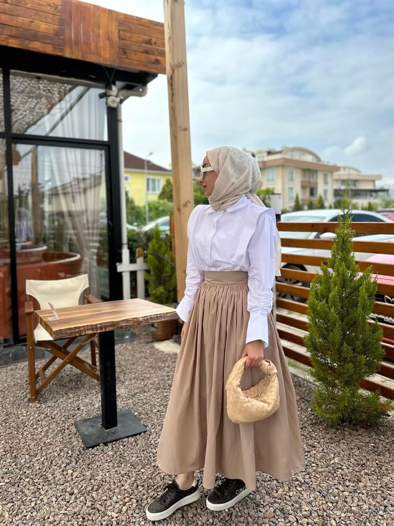 NOIRRE DESİGNEtekBalon Etek (beyaz)