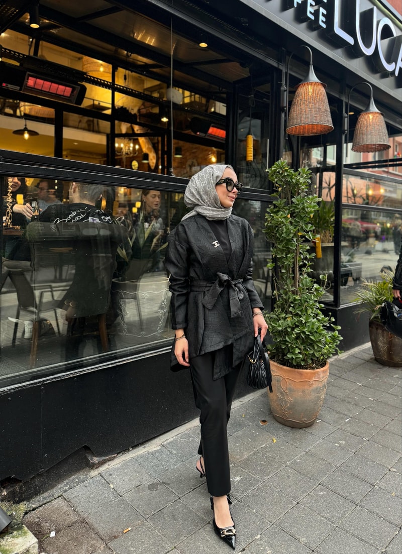 NOIRRE DESİGNCeketBrokar Asimetrik Ceket 