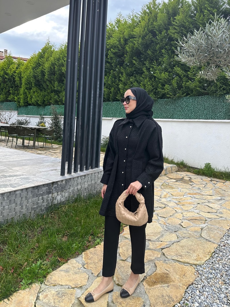 NOIRRE DESİGNCeketChanel Hera Ceket Siyah 