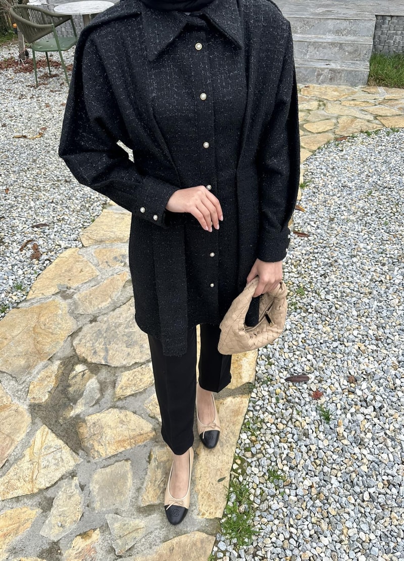 NOIRRE DESİGNCeketChanel Hera Ceket Siyah 