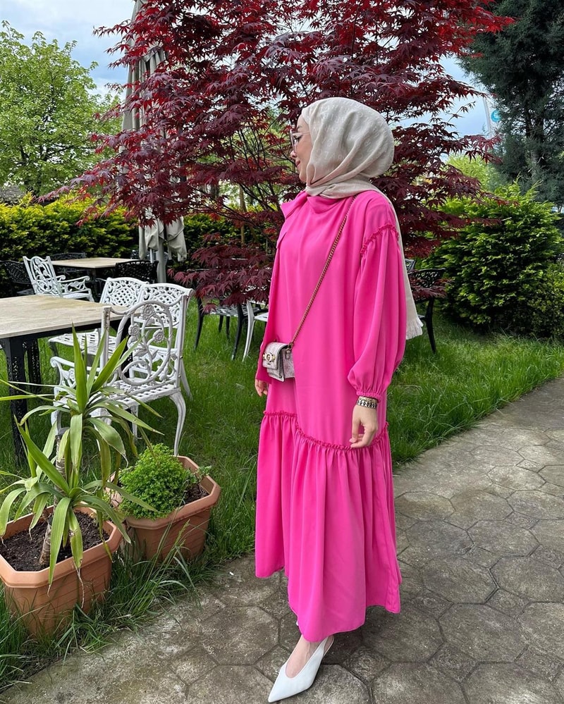 NOIRRE DESİGNElbiseDream Elbise Pembe