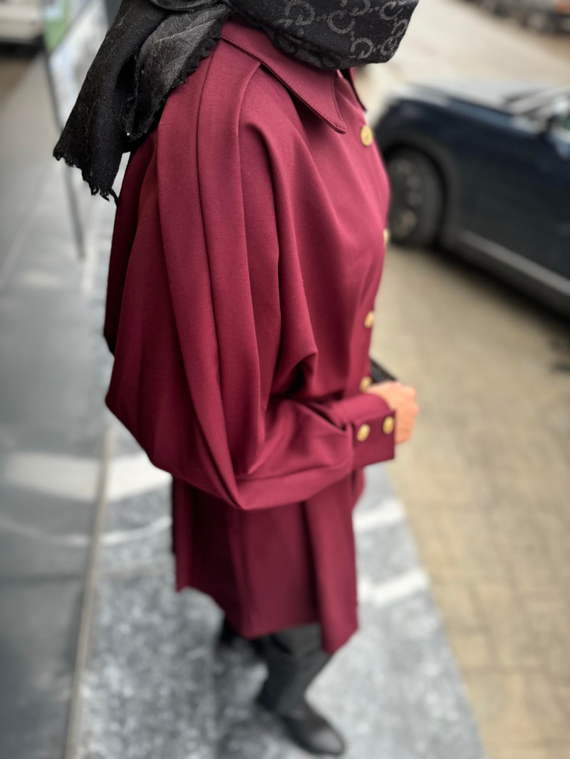 NOIRRE DESİGNCeketHera Ceket Bordo